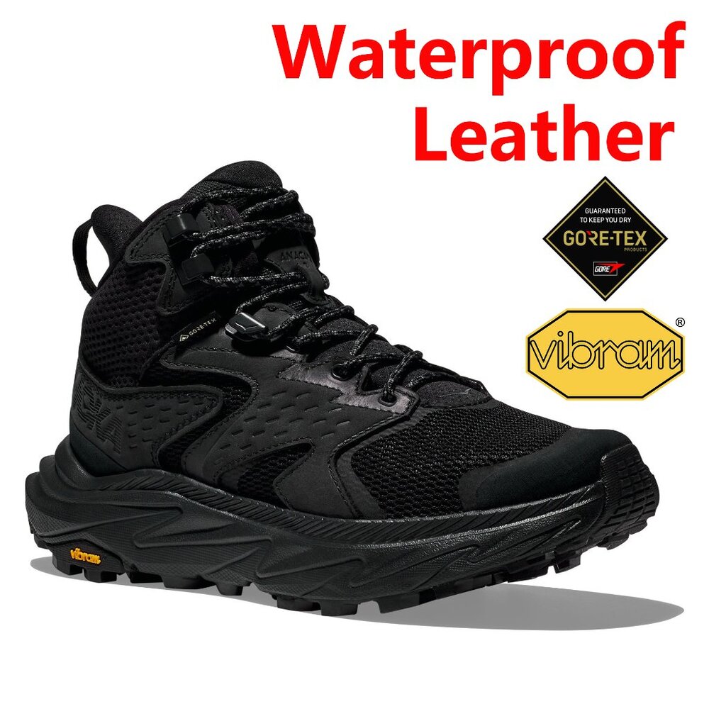 Brand New HOKA Men's Anacapa 2 Mid GORE-TEX Hiking Boots - Waterproof, Leather